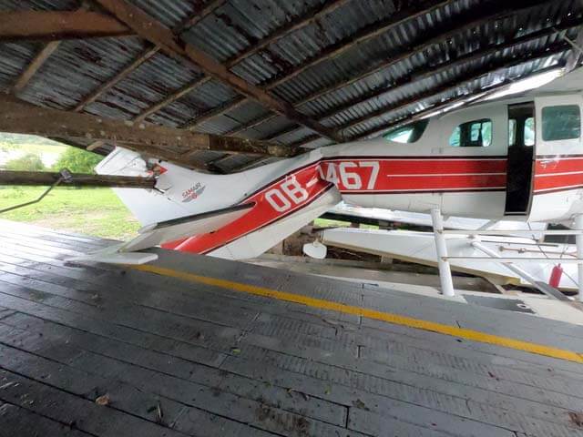 SAMAIR floatplane destroyed by winds